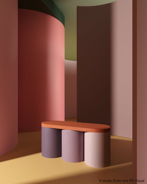 Design forward and beautiful low table for your home interior. Colorful lowtable with a contemporary design. Available in various color combinations. Shipping worldwide. Made to order. Carefully handmade in our atelier. A design that adds value to every modern and contemporary home and interior.